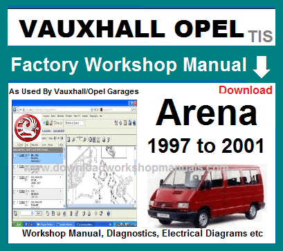 Vauxhall Arena Workshop Repair Manual